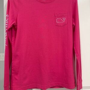 Vineyard Vines  Fuchsia Long Sleeve Tee